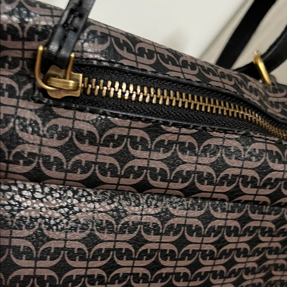 Fossil Black and Brown Patterned Backpack - image 10